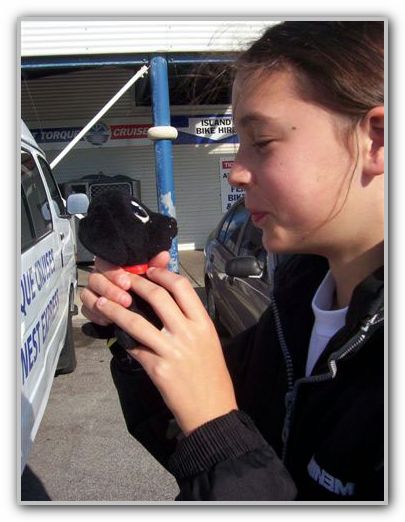 TK with her little friend